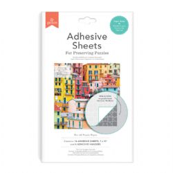 ADHESIVE SHEETS FOR PRESERVING PUZZLES
