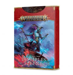 AGE OF SIGMAR -  WARSCROLL CARDS (ENGLISH) -  DISCIPLES OF TZEENTCH