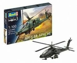 AH-64A APACHE HELICOPTER 1/100 DAMAGED BOX