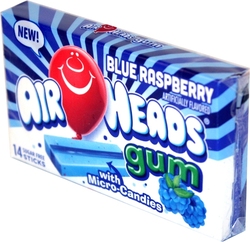 AIR HEADS -  BUBBLE GUM - BLUE RASPBERRY