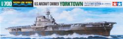 AIRCRAFT CARRIER -  USS YORKTOWN (CV-10) - 1/700 - WATER LINE SERIES -  TAMIYA