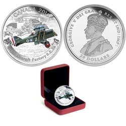 AIRCRAFT OF THE FIRST WORLD WAR -  ROYAL AIRCRAFT FACTORY S.E.5A -  2016 CANADIAN COINS 01