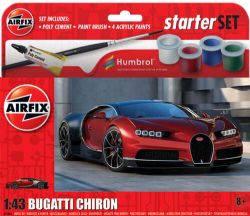 AIRFIX -  1/43 - BUGATTI CHIRON -  STARTER SET