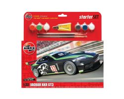 AIRFIX -  CAR MODEL ASSEMBLY KIT - JAGUAR XKR GT3 1:32 (LEVEL 2)