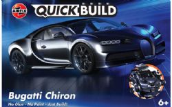 AIRFIX -  QUICKBUILD - BUGATTI CHIRON (BLACK) -  AIRFIX