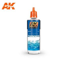 AK INTERACTIVE -  AIRBRUSH - ACRYLIC THINNER (2 OZ) -  AK INTERACTIVE