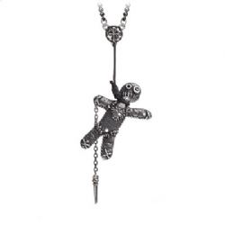 ALCHEMY GOTHIC -  VOODOO DOLL NECKLACE