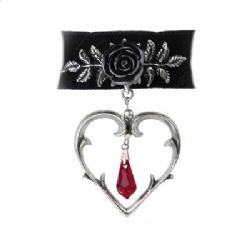ALCHEMY GOTHIC -  WOUNDED LOVE CHOKER
