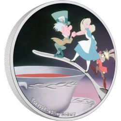 ALICE IN WONDERLAND -  ALICE IN WONDERLAND CLASSIC: THE MAD HATTER -  2021 NEW ZEALAND MINT COINS 03