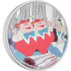 ALICE IN WONDERLAND -  ALICE IN WONDERLAND CLASSIC: TWEEDLEDEE & TWEEDLEDUM -  2021 NEW ZEALAND COINS 04