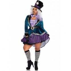 ALICE IN WONDERLAND -  HATTER MADNESS COSTUME (ADULT)
