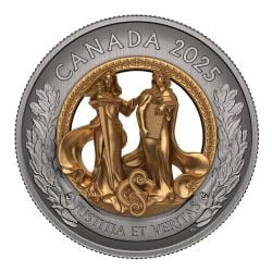 ALLEGORICAL FIGURES -  ALLEGORIES OF JUSTICE AND TRUTH -  2025 CANADIAN COINS 03