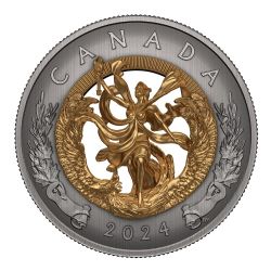 ALLEGORICAL FIGURES -  ALLEGORY OF FREEDOM -  2024 CANADIAN COINS