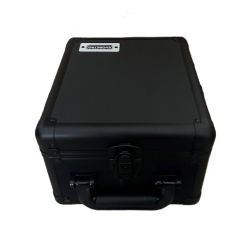 ALUMINIUM CASE -  2 ROW FOR 60 SLABS WITH KEY SYSTEM - BLACK