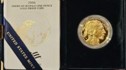 AMERICAN PROOF -  AMERICAN BUFFALO ONE OUNCE GOLD PROOF COIN (W) -  2006 UNITED STATES COINS 01