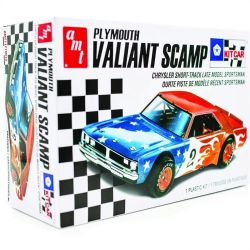 AMT -  1/25 - PLYMOUTH VALIANT SCAMP CAR 2T -  RETRO DELUXE 1171M