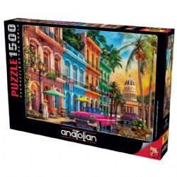 ANATOLIAN -  HAVAN SUNSET - CUBA (1500 PIECES) -  DOMINIC DAVISON