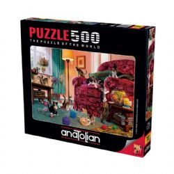 ANATOLIAN -  NAUGHTY KITTENS (500 PIECES) -  STEVE READ