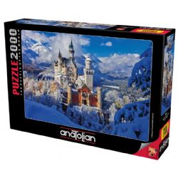 ANATOLIAN -  WINTER NEUSCHWANSTEIN CASTLE - GERMANY (2000 PIECES) -  OLIMPIO FANTUZ