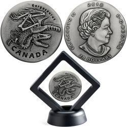 ANCIENT CANADA -  GORGOSAURUS -  2018 CANADIAN COINS 03