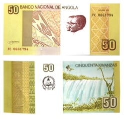 ANGOLA -  50 KWANZAS 2012 (UNC) 152