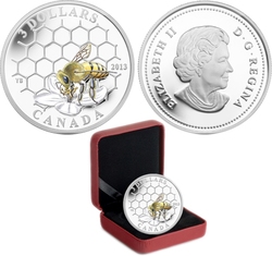 ANIMAL ARCHITECTS -  BEE AND HIVE -  2013 CANADIAN COINS 01