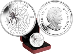 ANIMAL ARCHITECTS -  SPIDER AND WEB -  2014 CANADIAN COINS 02