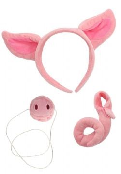 ANIMALS -  PIG EARS HEADBAND NOSE AND TAIL KIT