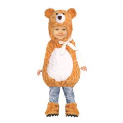 ANIMALS -  TEDDY BEAR COSTUME (TODDLER - LARGE 2T-4T)