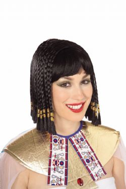 ANTIQUITY -  QUEEN OF THE NILE WIG, BLACK (ADULT) -  EGYPT