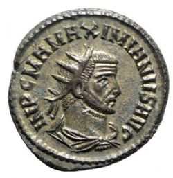 ANTONINIANUS -  MAXIMIANUS ANTONINIANUS 293CE (VF) -  MAXIMIANUS COINS RIC 607