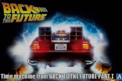AOSHIMA -  1/24 - DELOREAN -  BACK TO THE FUTURE 64368