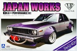AOSHIMA -  1/24 - NISSAN SKYLINE JAPAN 4DRS -  LIBERTY WALK 00980