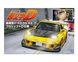 AOSHIMA -  1/24 - TAKAHASHI KEISUKE FD3S MAZDA RX-7 PROJECT D VER. 05620 -  INITIAL D