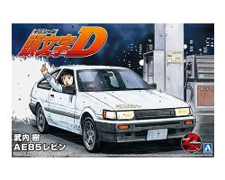 AOSHIMA -  1/24 - TOYOTA LEVIN AE85 TAKEUCHI ITSUKI 5963 -  INITIAL D
