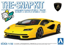 AOSHIMA -  1/32 - LAMBORGHINI COUNTACH LPI 800-4 (YELLOW) -  SNAP KIT 19-C