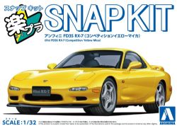 AOSHIMA -  1/32 - MAZDA RX-7 EFINI FD3S (COMPETITION YELLOW MICA) -  SNAP KIT 04-CY