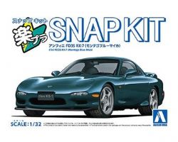AOSHIMA -  1/32 - MAZDA RX-7 EFINI FD3S (MONTEGO BLUE MICA) -  SNAP KIT 04-MB