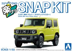 AOSHIMA -  1/32 - SUZUKI JIMNY (KINETIC YELLOW) -  SNAP KIT 09-KY