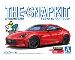 AOSHIMA -  1/32 - TOYOTA GR 86 2021(SPARK RED) -  SNAP KIT 10-SR