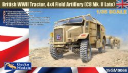 AOSHIMA -  1/35 - BRITISH WWII TRACTOR 4X4 FIELD ARTILLERY