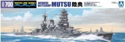 AOSHIMA -  1/700 - MUTSU JAPANESE -  WATER LINE SERIES 116