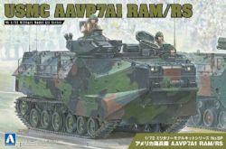 AOSHIMA -  1/72 - TANK USMC AAVP7A1 RAM/RS -  MILITARY KITS
