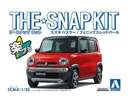 AOSHIMA -  SUZUKI HUSTLER (PHOENIX RED PEARL) - 1/32 01-A -  SNAP KIT 01-A