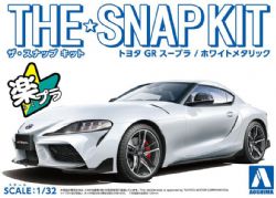 AOSHIMA -  TOYOTA SUPRA GR 2019 (WHITE METALLIC) - 1/32 10-B -  SNAP KIT