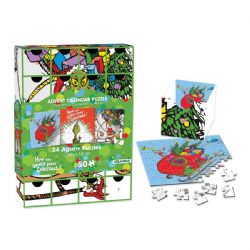 AQUARIUS -  ADVENT CALENDAR - GRINCH (24 X 50 PIECES) -  DR. SEUSS