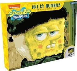 AQUARIUS -  ART BY NUMBER - SPONGEBOB SQUAREPANTS PORTRAIT (16 X 20