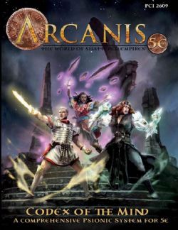 ARCANIS -  CODEX OF THE MIND (ENGLISH) 5E -  SUPPLEMENT 5E