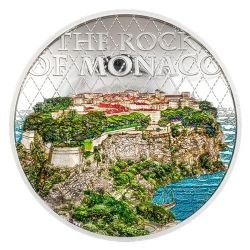 ARCHITECTURES OF THE WORLD -  THE ROCK OF MONACO -  2024 COOK ISLANDS COINS 01