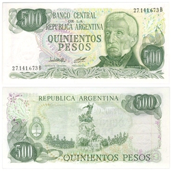 ARGENTINA -  500 PESOS 1977-1982 (UNC) 303B